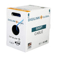 1000ft Blue Solid Bare Copper Cat6e Bulk Ethernet Cable M40388