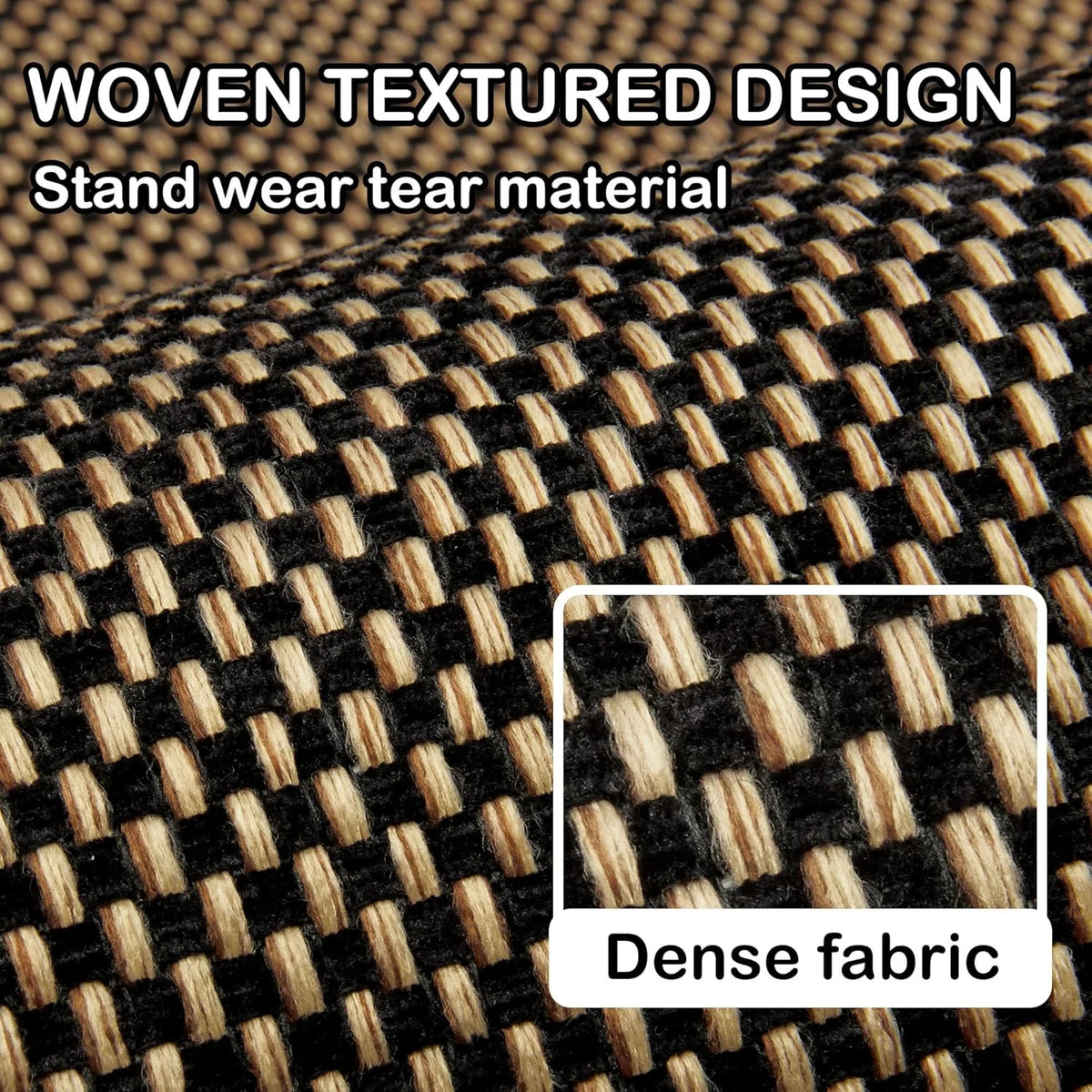 Black 17.3"x47" Anti-Fatigue Non Slip Kitchen Mat H638
