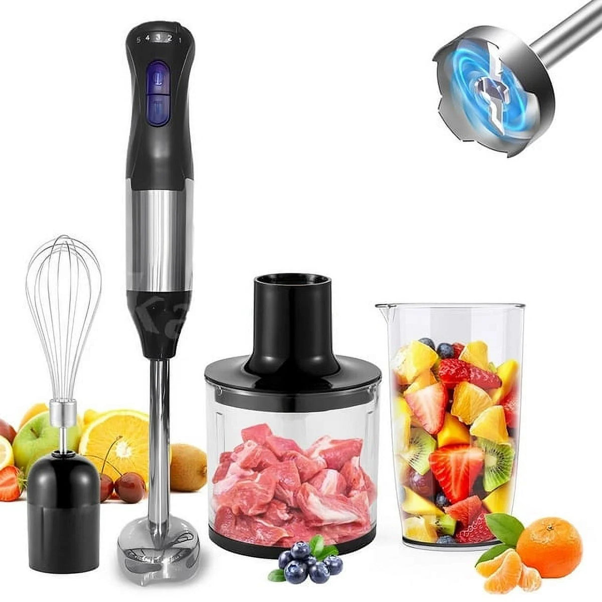 1000W 4-in-1 5-Speed Immersion Hand Blender G789078
