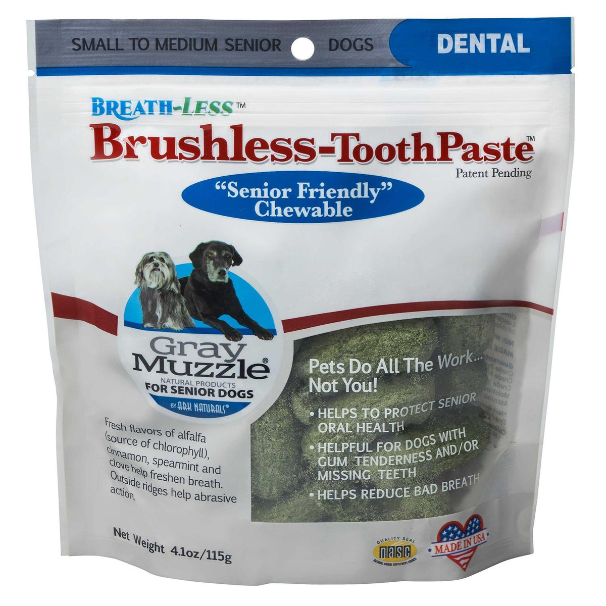 Gray Muzzle Brushless Toothpaste Small/Medium P308