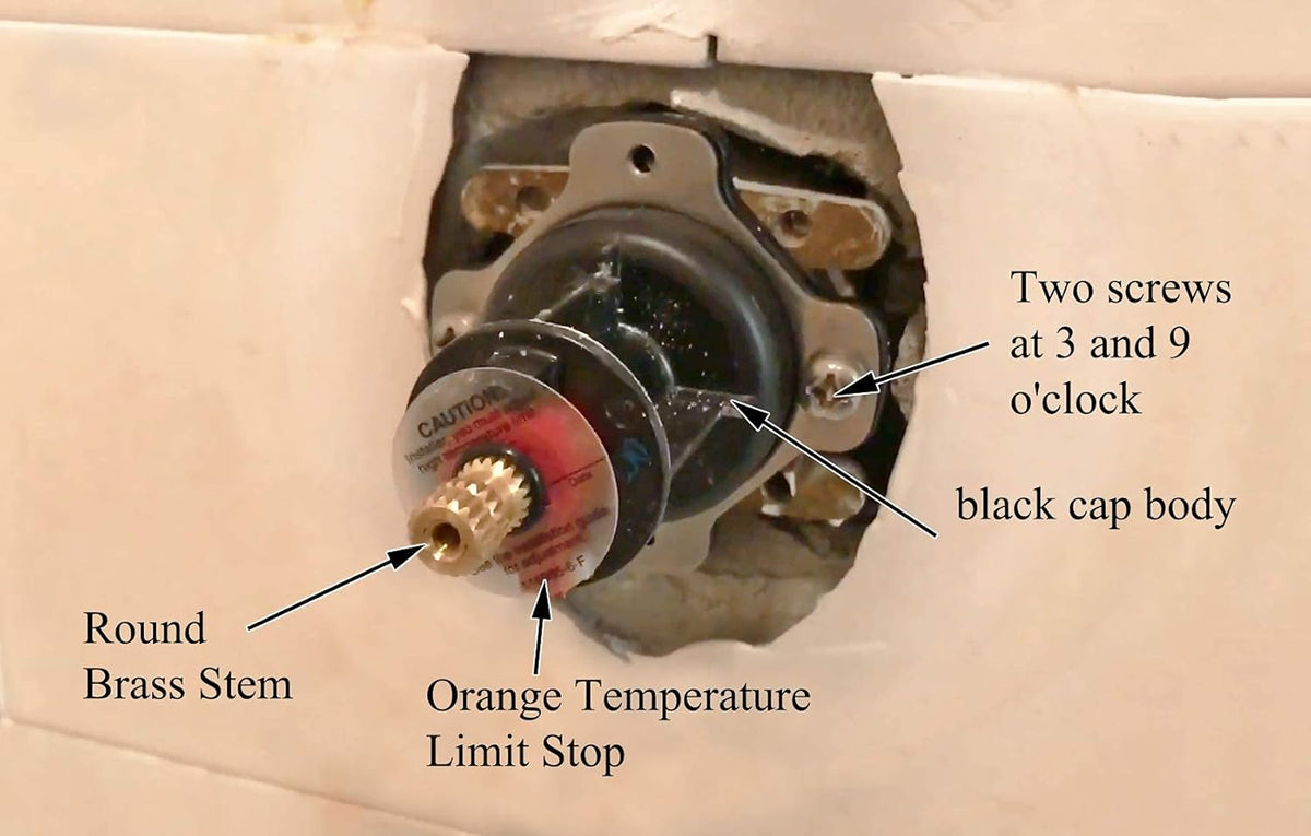 Mixer Balancing Cap Stem Assembly Replacement for Pressure Balance Shower Valve U797