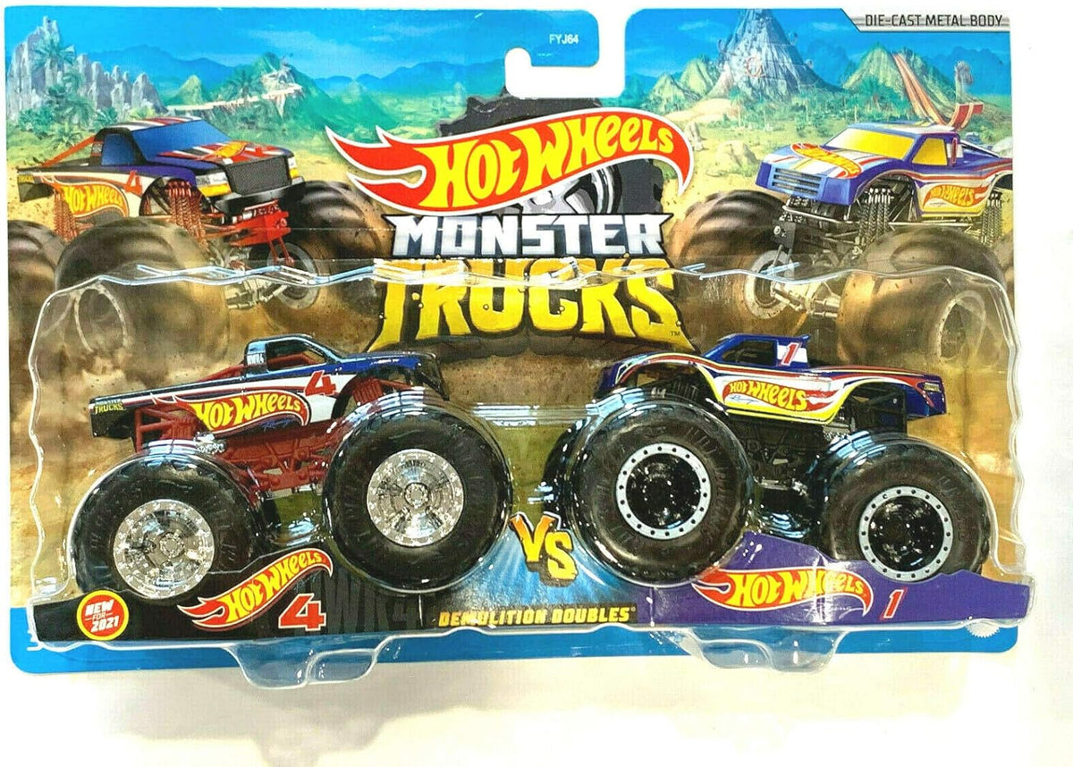 1:64 Scale DieCast Monster Trucks 2-Pack O992312
