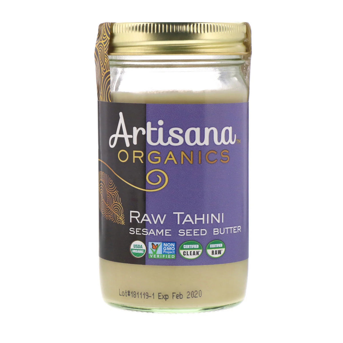 Organic Raw Tahini Sesame Seed Butter 14 oz Z683191