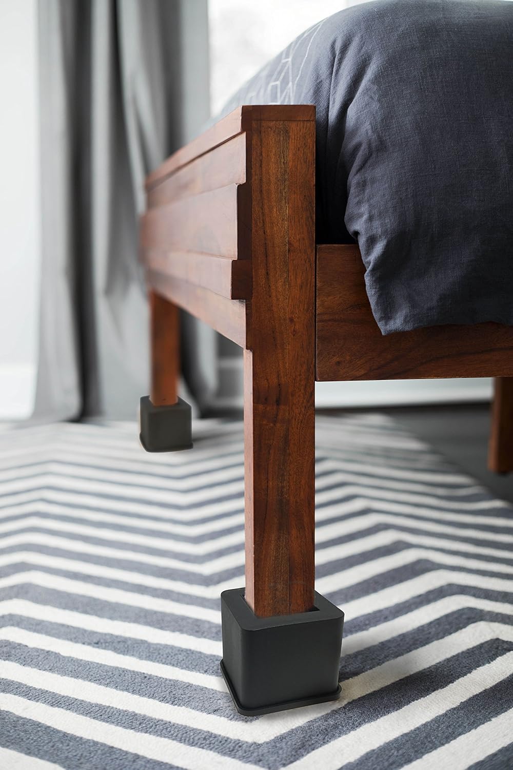 Black 3 Inch Bed and Furniture Risers O458180