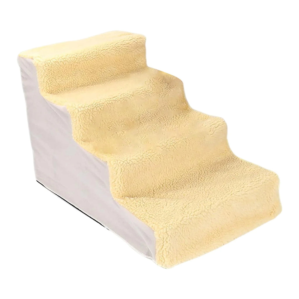 Yellow Non Slip Detachable Washable Pet Stairs P419