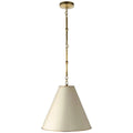 Small Hanging Light in Hand-Rubbed Antique Brass T7009