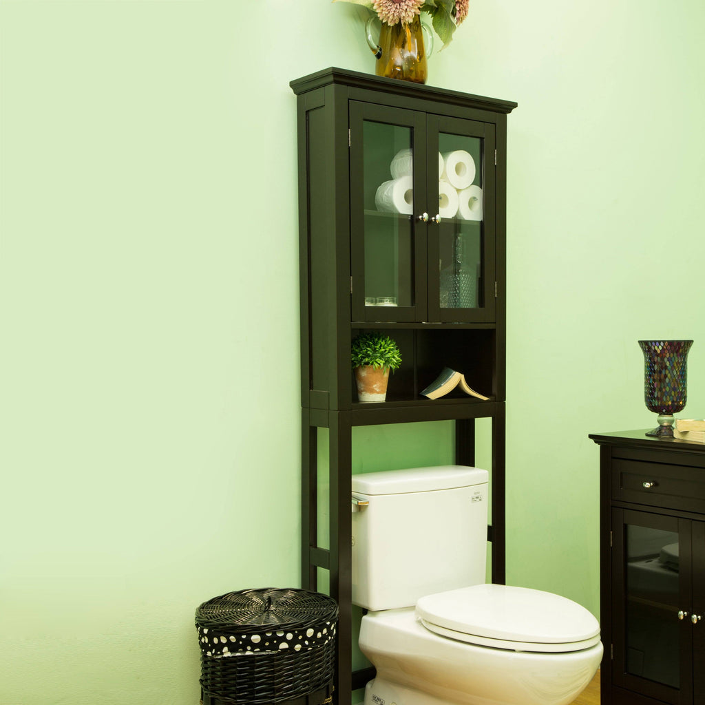 Wooden Bathroom Storage Cabinet Spacesaver Y54907