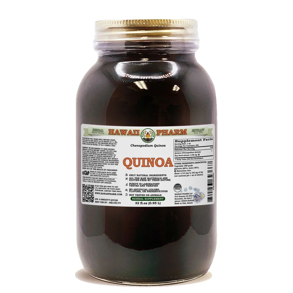 Quinoa Dry Seed Alcohol-Free Liquid Extract Glycerite 32 Fl.Oz Z811869