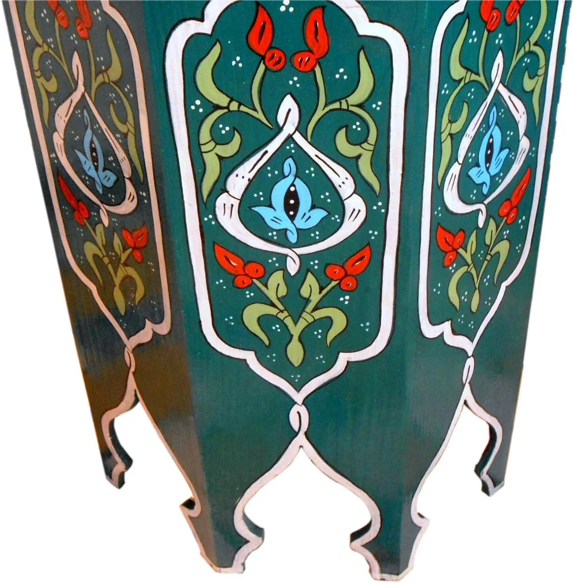 Moroccan Wood Side End Table I9986
