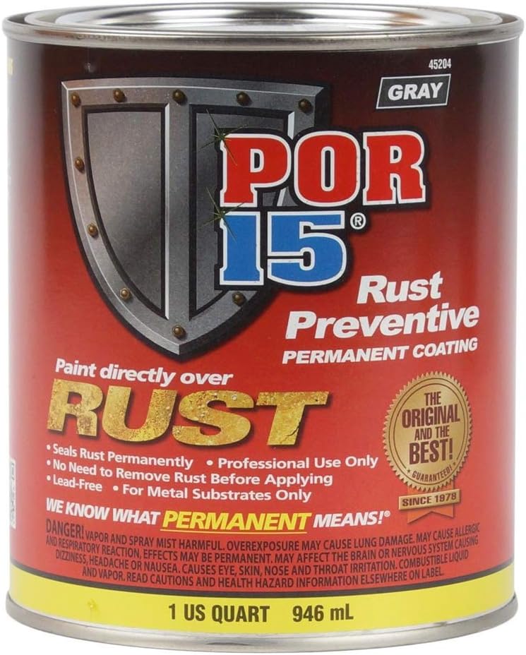 Semi-Gloss Black Rust Preventive Coating A62660
