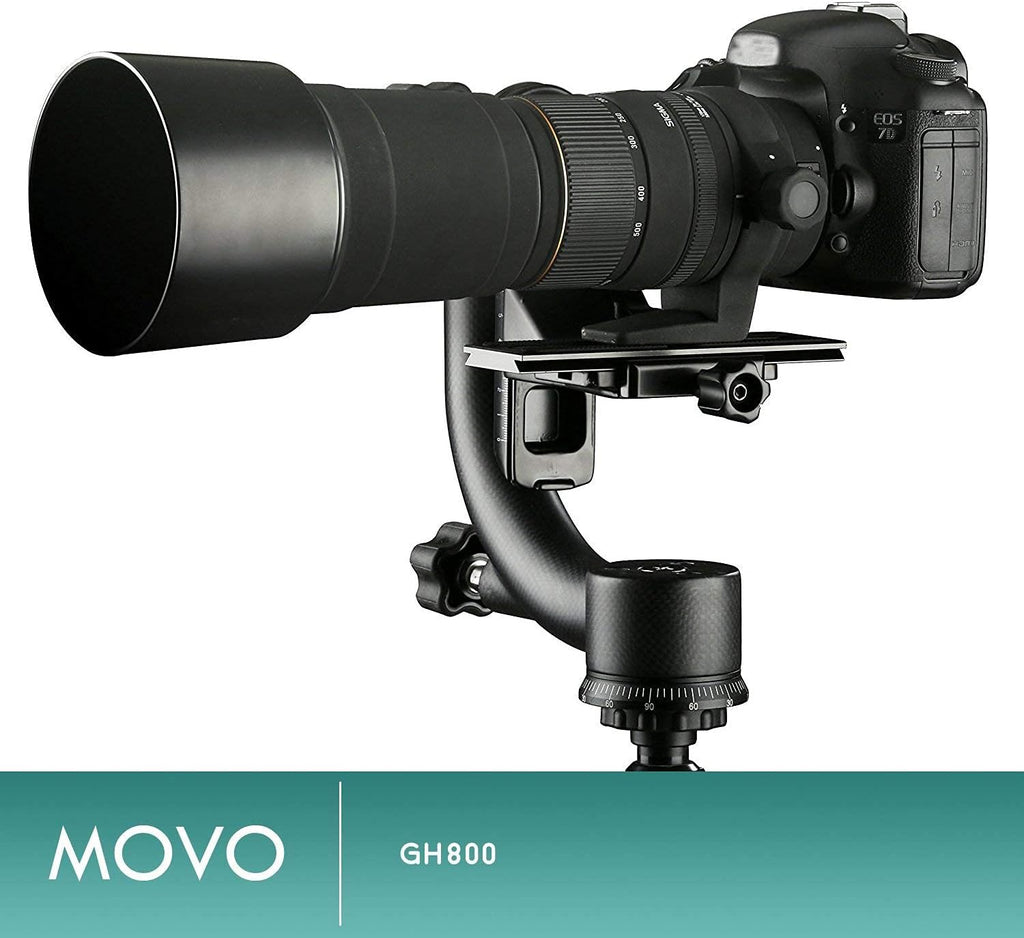 Carbon Fiber Gimbal Tripod Head with Arca-Swiss Quick-Release Plates W8686