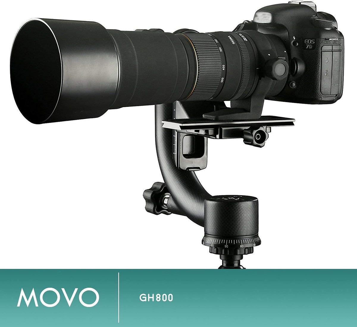 Carbon Fiber Gimbal Tripod Head with Arca-Swiss Quick-Release Plates W8686