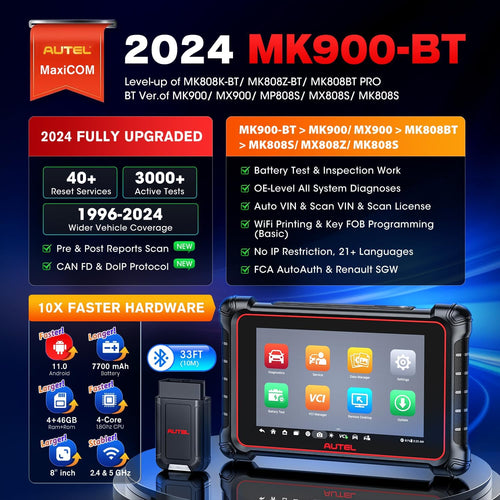 2024 OS 11 Bidirectional Scan Tool U21349