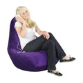 Purple Swirl Bean Bag Chair H539107
