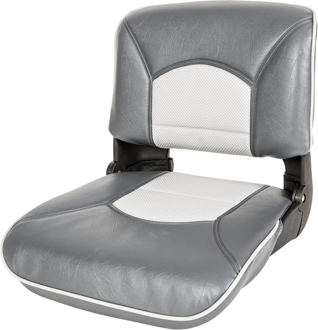 Charcoal/Gray Boat Seat with Welded Cushion T307479