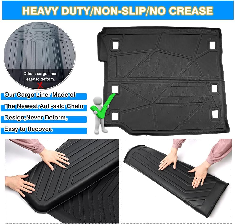 Custom Fit Cargo Liner 3D Trunk Floor Mat Anti-Slip I103718