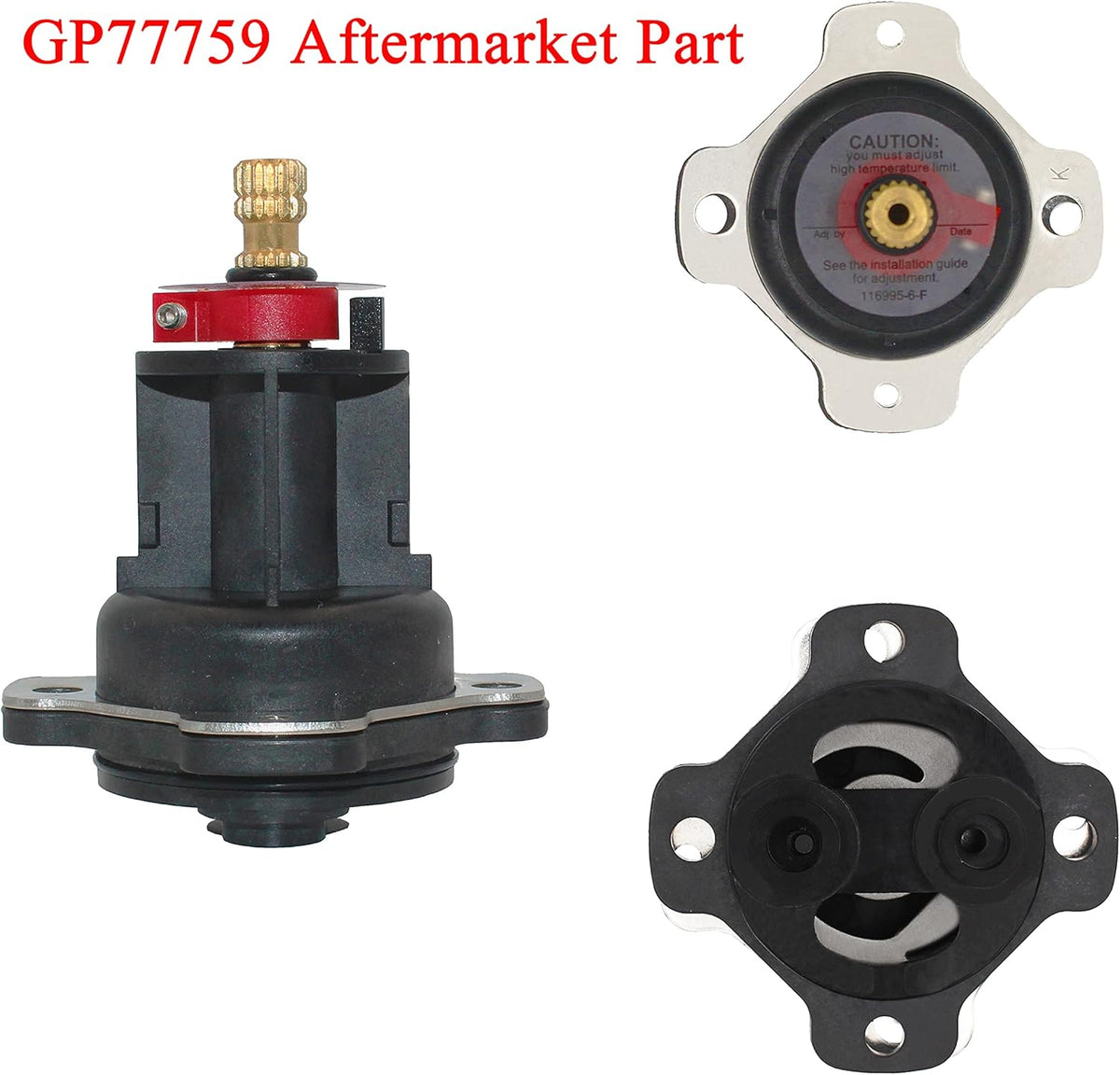 Mixer Balancing Cap Stem Assembly Replacement for Pressure Balance Shower Valve U797