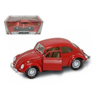 1967 Volkswagen Beetle Red 1/18 Diecast Model Car U31286