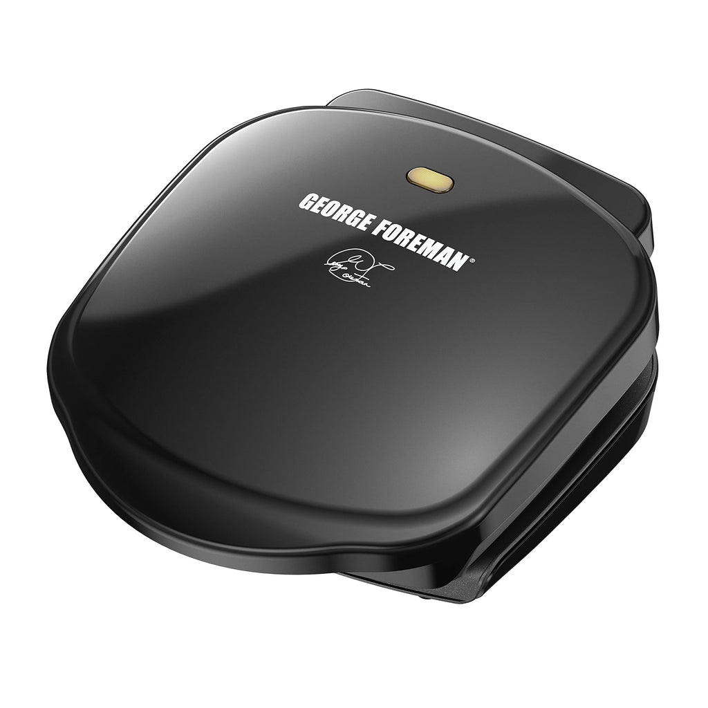Black 2-Serving Electric Indoor Grill and Panini Press L8546