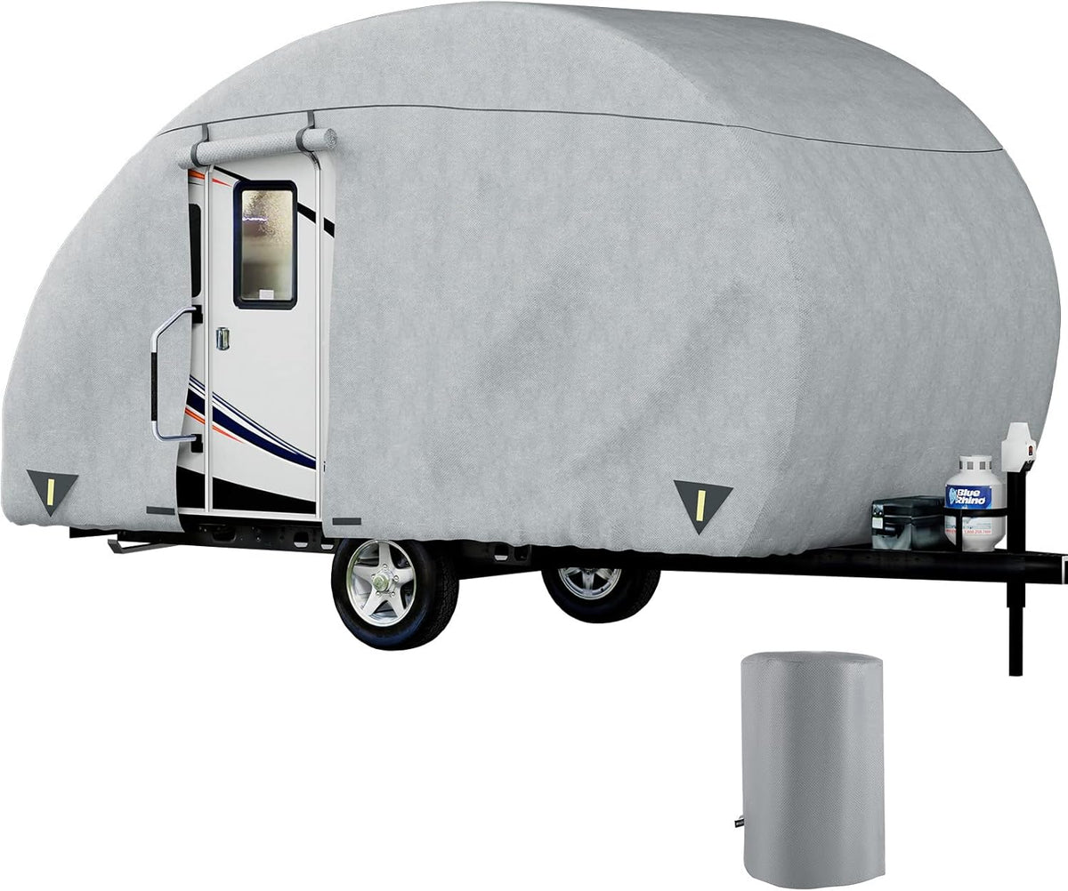 16' - 18' Waterproof Non-Woven Teardrop Trailer Cover T406