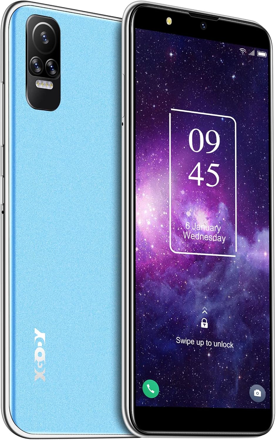 Unlocked Cell Phones, 6.1 Inch 4G Smartphones, Android 10.0 OS, Dual 5MP Camera, 3000 mAh Battery, Black Z121