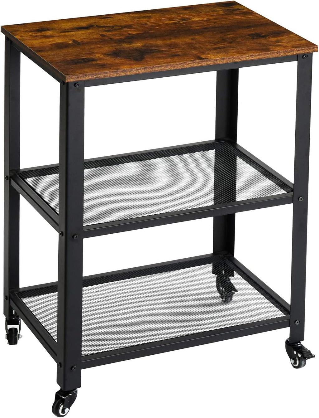 Vintage 3-Tier Kitchen Serving Cart on Wheels K895149
