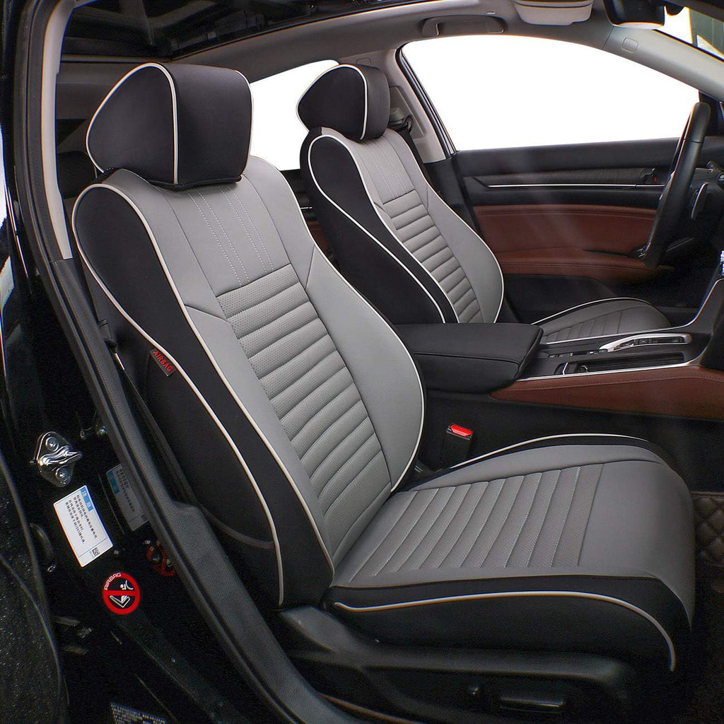 Custom Fit Full Set Car Seat Covers Leatherette Red W188