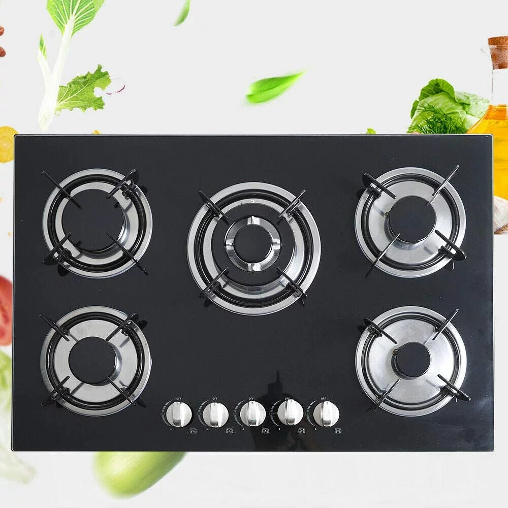 30'' 5 Burners Tempered Glass Gas Cooktop Z46814