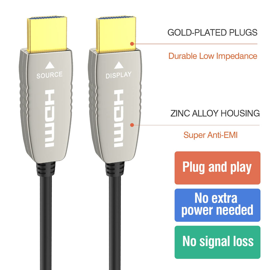 4K60HZ 33 feet Fiber HDMI Cable Y51455