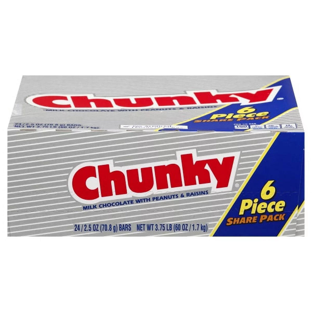2.5 oz Pack of 24 Milk Chocolate Candy Bars B958
