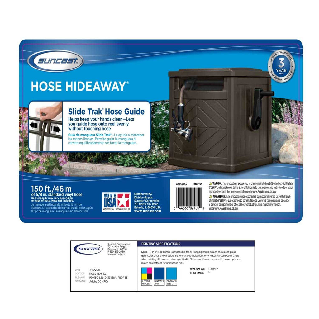 Gray 150 ft. Hose Reel X4121