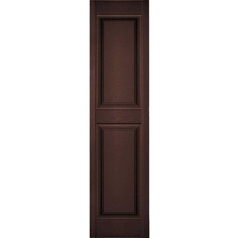 Vinyl Raised Panel Shutters J867996