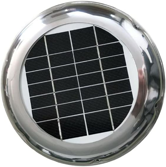 Solar Extractor Fan Ventilator 90 CFM Silver D929