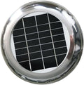 Solar Extractor Fan Ventilator 90 CFM Silver D929