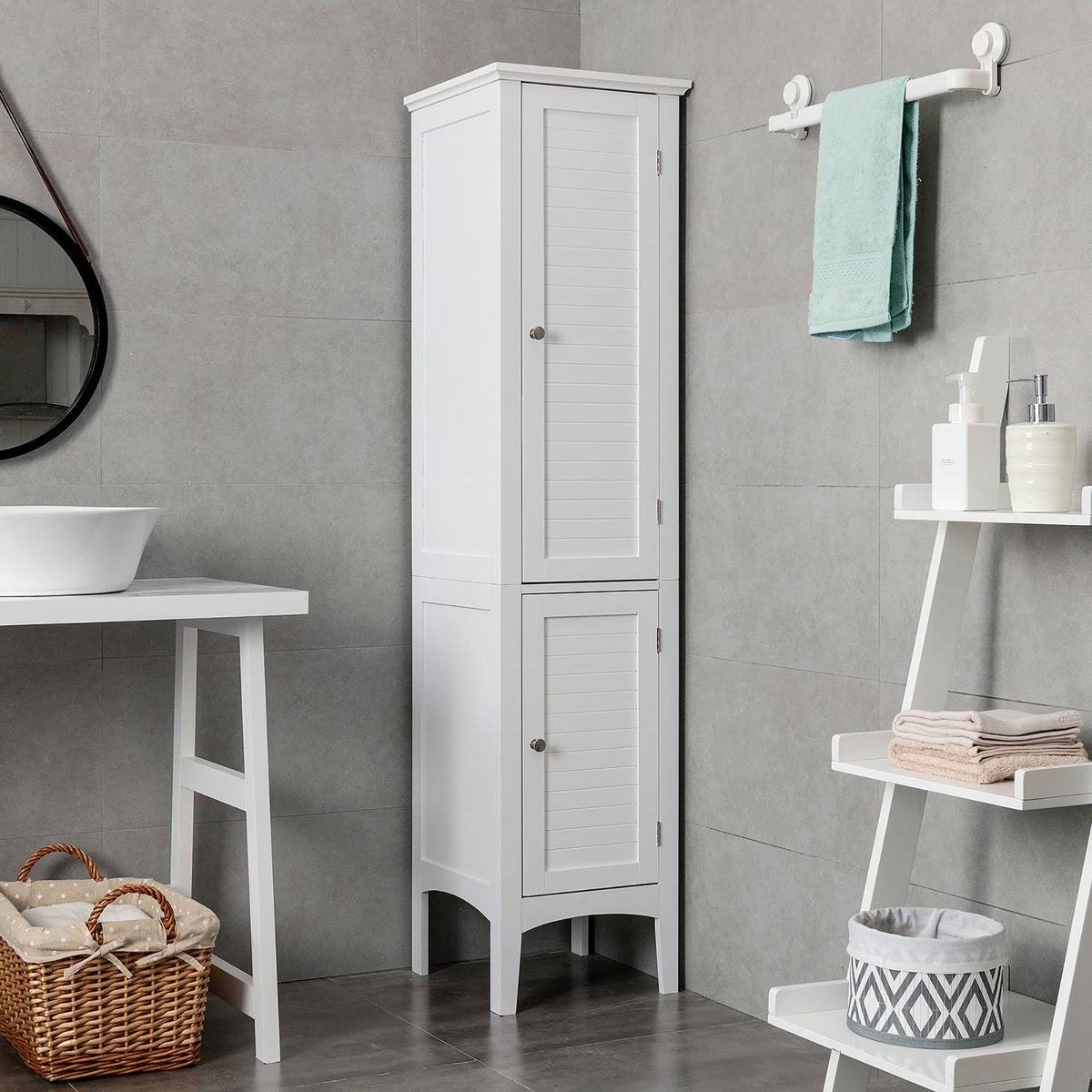 Freestanding Bathroom Storage Cabinet E290834