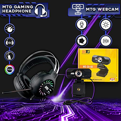 Gaming Desktop PC, Intel i7 6th Gen, GT 1030, 8GB RAM, 1TB SSD + 4TB HDD, 22 Inch Monitor, Win 10 Pro F85490