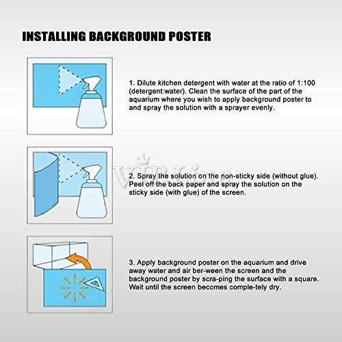 Rock Wall Aquarium Background Poster PVC Fish Tank Decor Landscape D69563