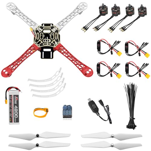 DIY Quadcopter Set with Frame, GPS, Motor, Battery, RC Transmitter & Receiver R1618