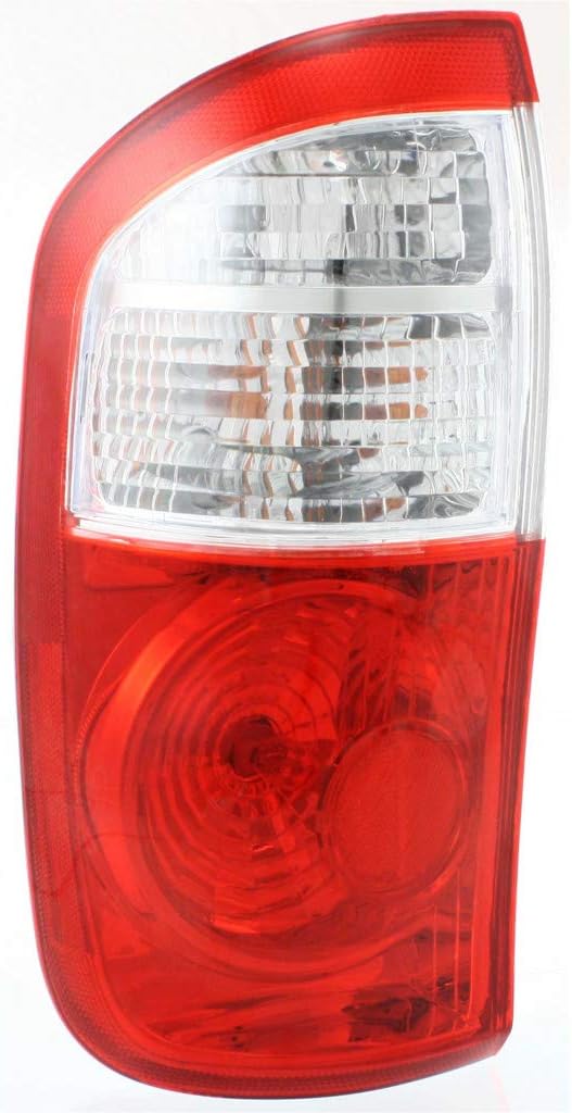 2000-2006 Toyota Tundra Rear Tail Light Driver Side Double Cab Clear Red Lens Y1867