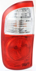 2000-2006 Toyota Tundra Rear Tail Light Driver Side Double Cab Clear Red Lens Y1867
