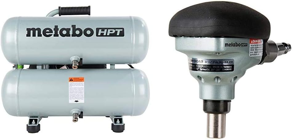 4-Gallon Electric Twin Stack Portable Cast Iron Oil Lubricated Air Compressor C317