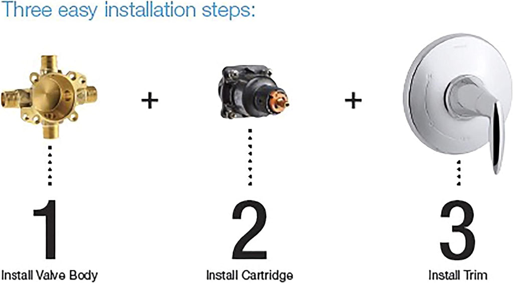 Pressure-Balancing Valve Body and Cartridge Kit L16869