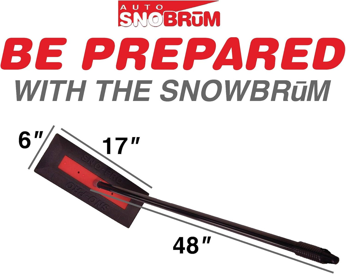 48 Inch Non-Scratch Snow Broom and Snow Remover, 6 Pack U25550