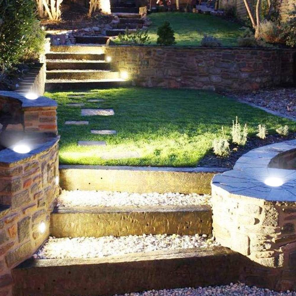 18W 12V IP67 Waterproof LED Landscape Lights 4 Pack Warm White L16572