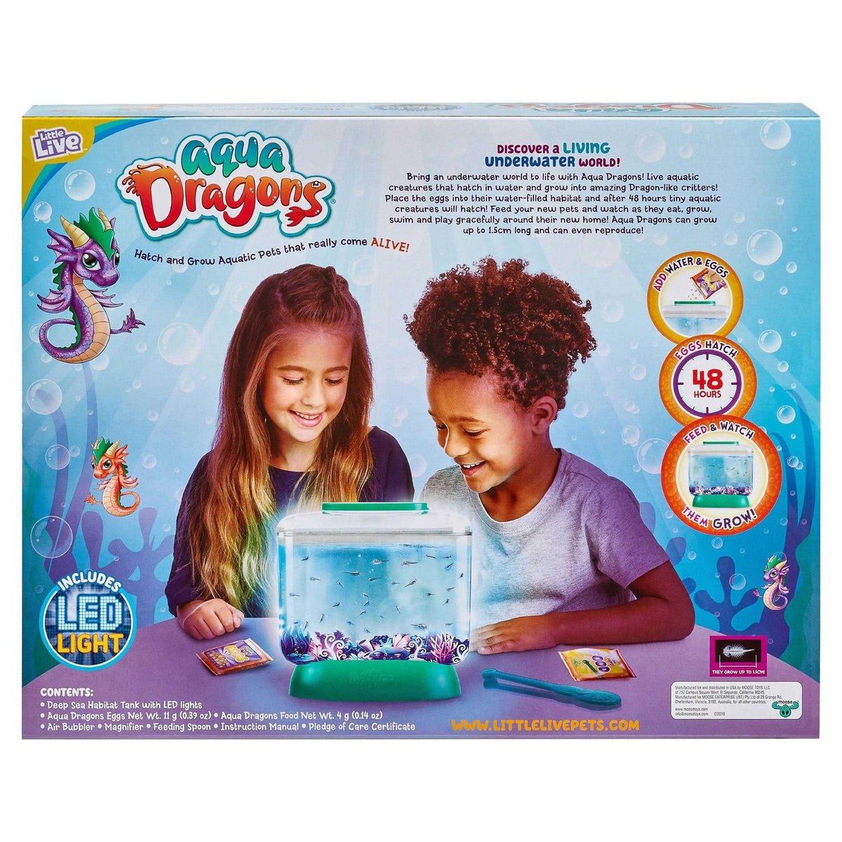 Aqua Dragons Deep Sea Habitat LED Light Up Tank N137