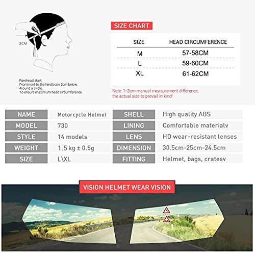 Motorcycle Helmet Full Face Flip Open Helmet DOT Certified I66655