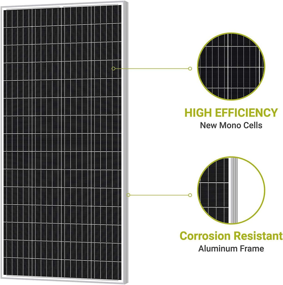 210W Monocrystalline 12V Solar Panel C9551