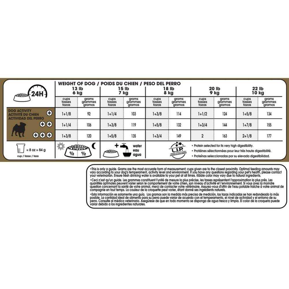 Pug Adult Dry Dog Food D990578