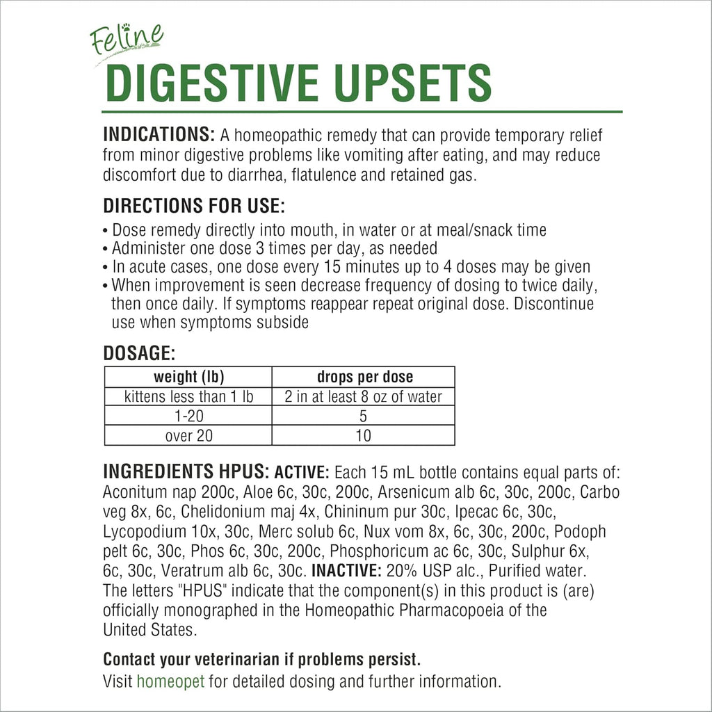15 Milliliters Natural Pet Digestive Support H186