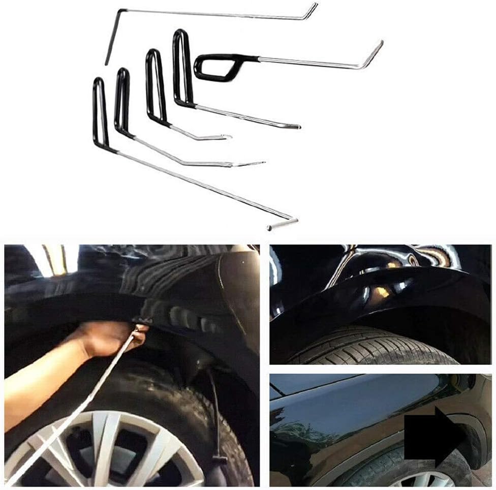 6PCS Paintless Dent Repair Rod Tool Kit V94748